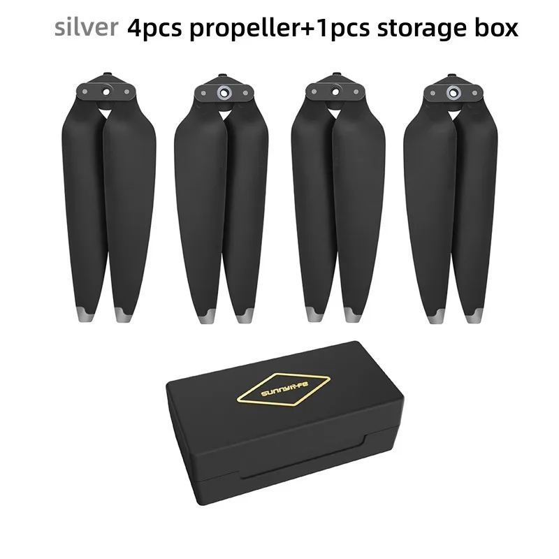 4pcs Propeller 5747F Blade Low Noise Quick-release Blade Propellers Box Protection Case for DJI Air 3 Drone Accessories