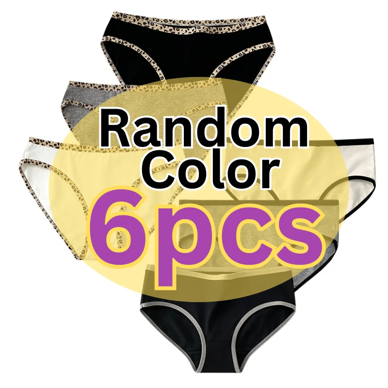3/6 Pcs Lot Breathable Cotton Adolescent Girls Panties Comfortable Solid Design Briefs Youthful Underwear for Puberty Girls