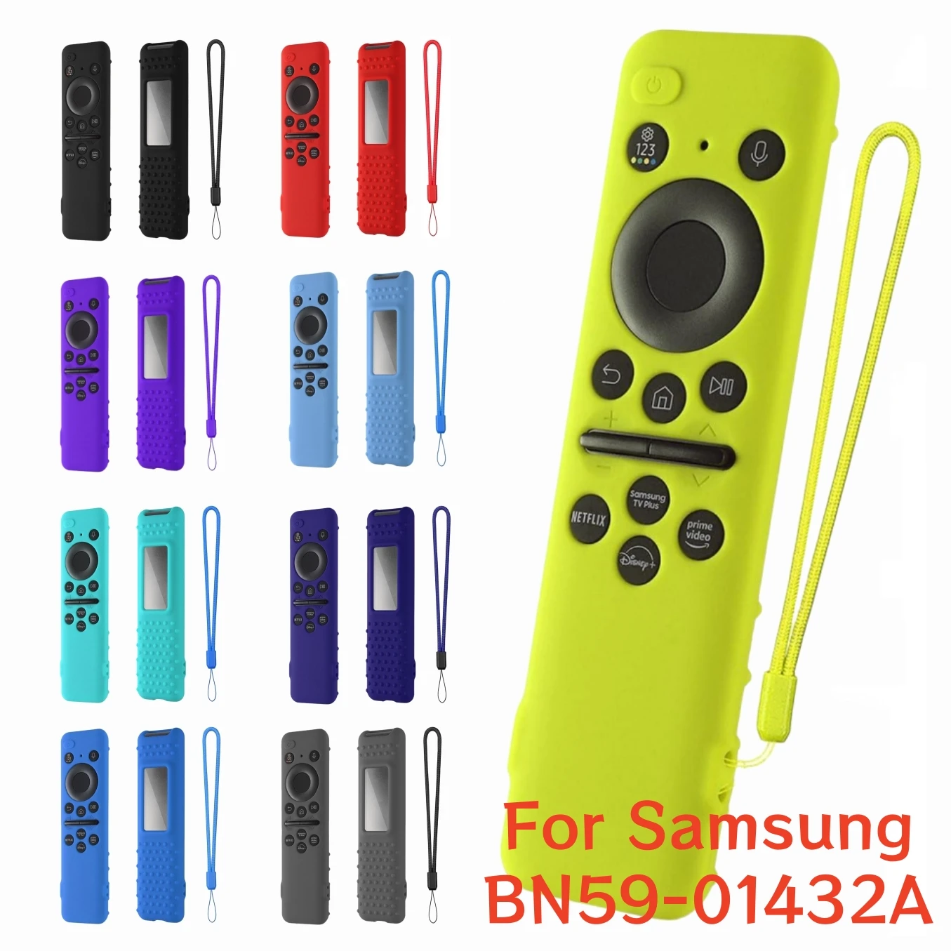 Silicone TV Remote Control Case Protector Case Cover For SAMSUNG BN59-01432A 01432J TM2360E TM2361E 65Q/75Q/85QN900CF
