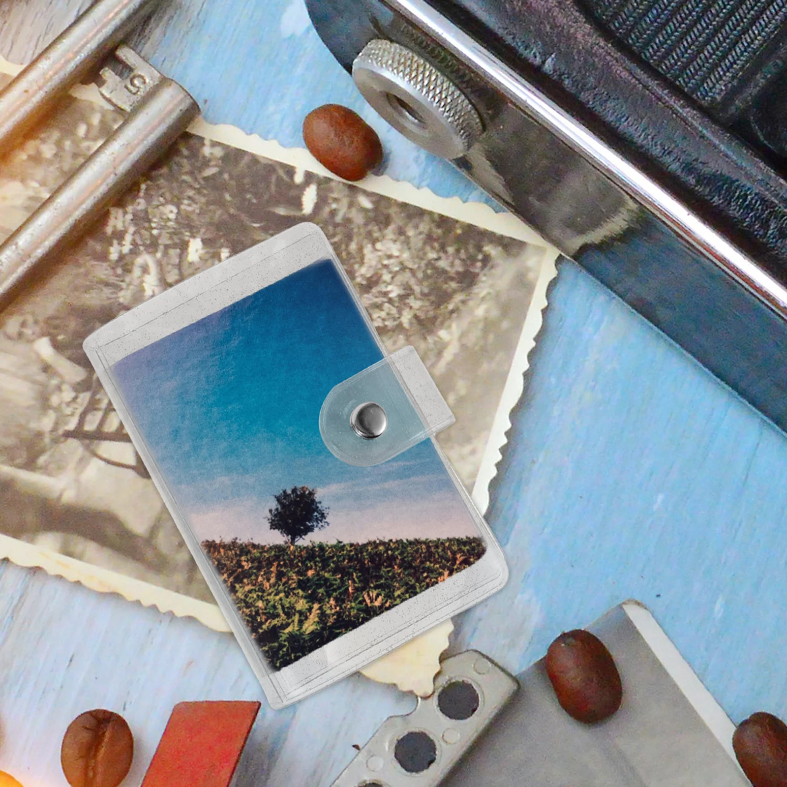 ألبوم صور PVC مدمج مقاس 3 بوصات، حامل بطاقات صغير، كتاب تخزين بطاقات بريدية للسفر، مجموعة صور Kpop Photocard #4