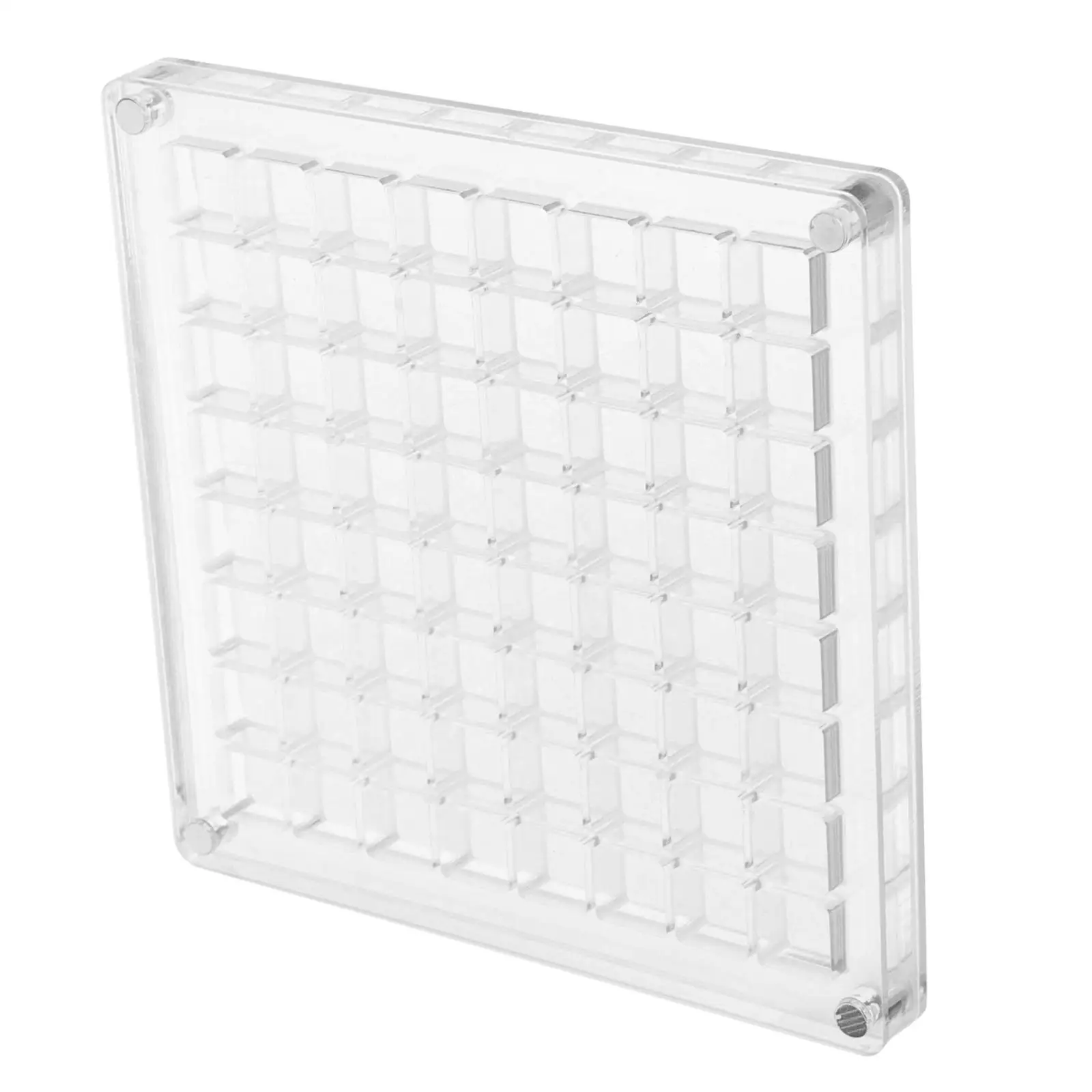 

Seashell Storage Box Clear Acrylic Multi-grid Jewelry Organizer Decorative Wall Frame Mini Display Case for Beads Gemstones