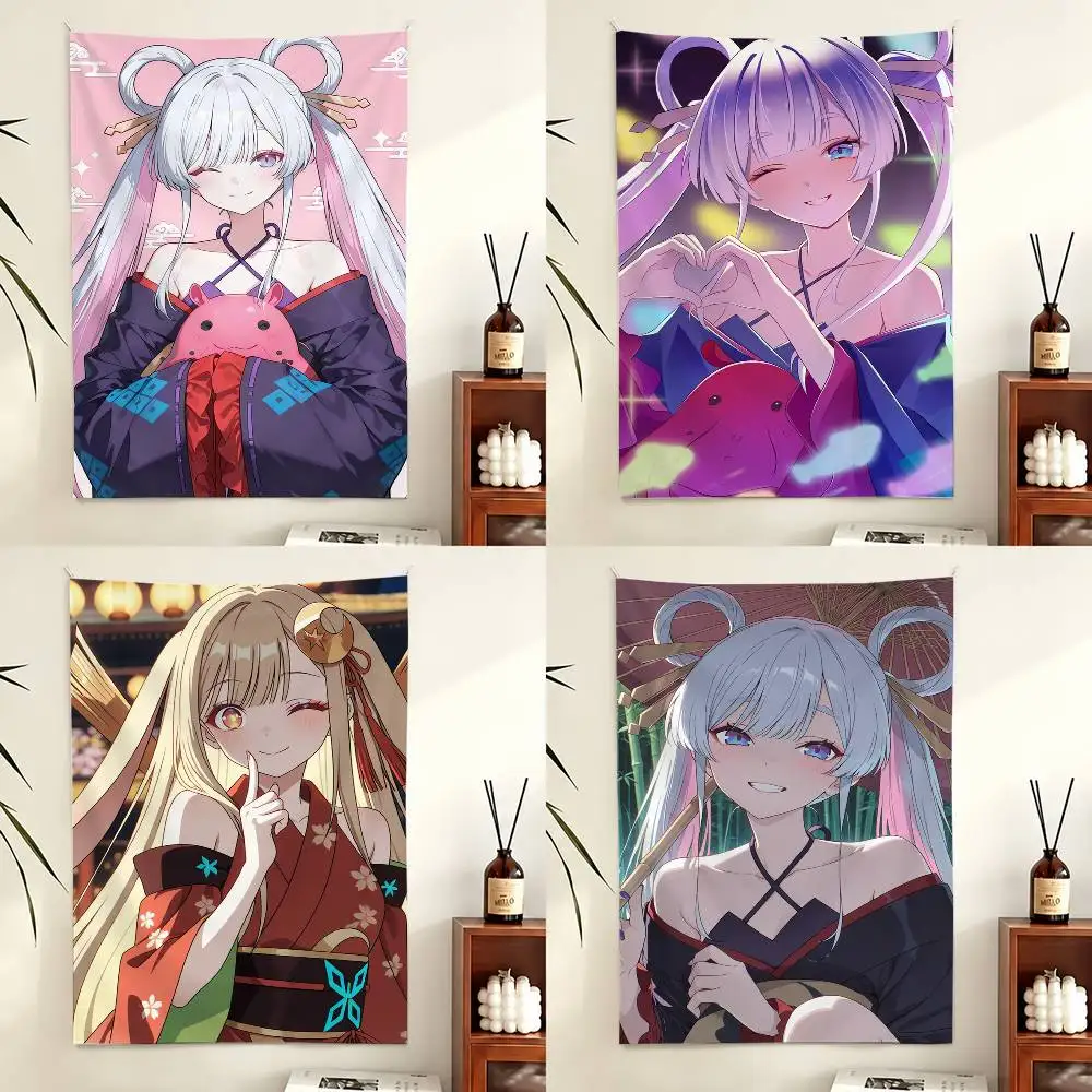C-Cosmic Princess Kaguya Flag Digital Printing Banner for Garage Wall Out Door Decoration