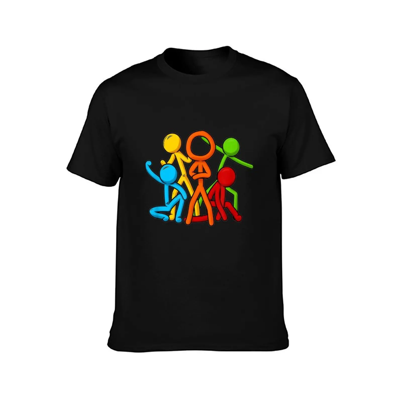 Alan Animation Becker T-Shirt, Summer Casual Cotton Tee, Oversized Streetwear Tops, Vintage Graphic Print, Unisex Men Women