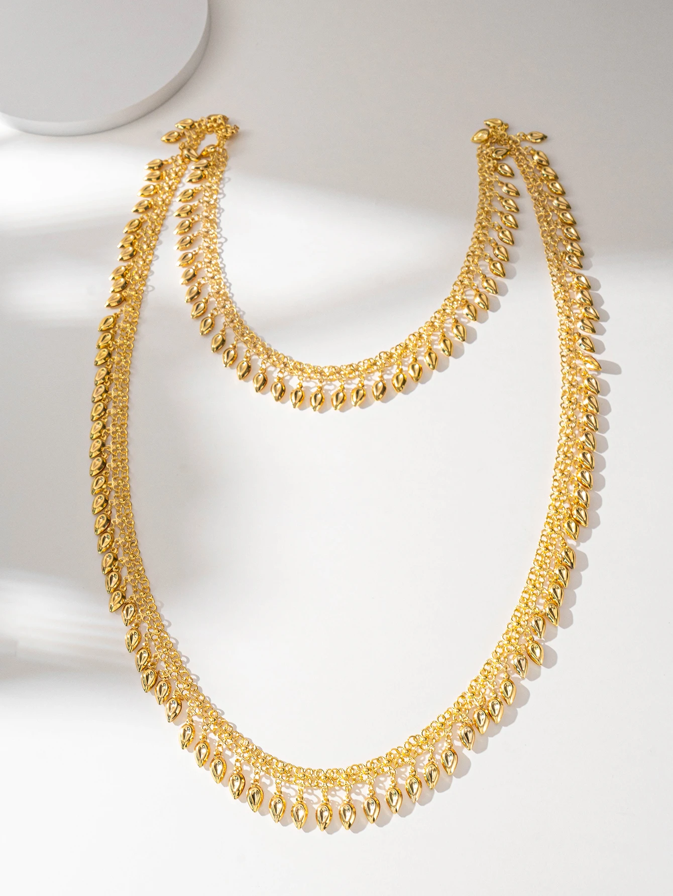 New Kurdish Wedding Jewelry Chain Bridal Gold Color Body Accessories for Women Ethnic Brial Gifts Arabic Turkish Jewelry