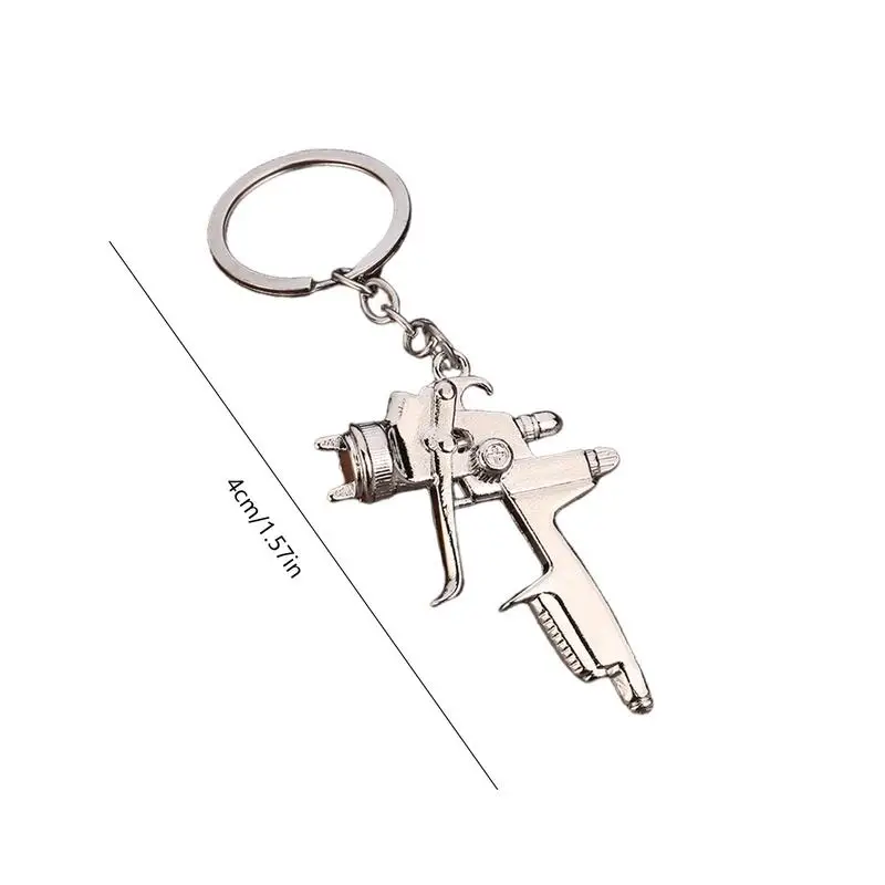 Metal 3D Keychain 3D Water Soaker Shape Keychain Pendant In Metal Chic Keys Holder Organizer Men\'s Backpack Ornament For School