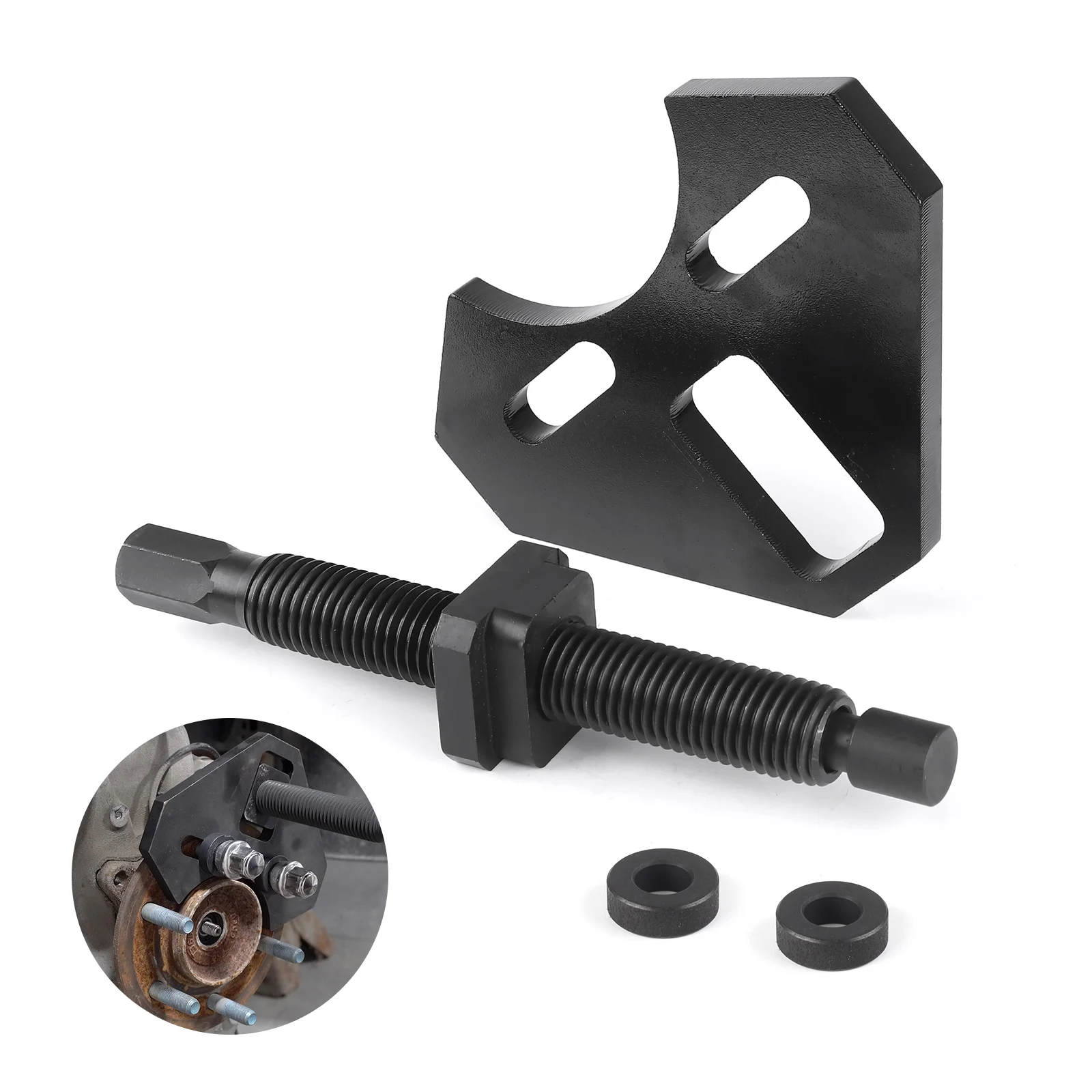 

Fit for Most 5 6 8 Lug Hub Assemblies Found On Cars Or Trucks (1/2" Thick) Hub Remover, Wheel Bearing Hub Removal Tool 40100