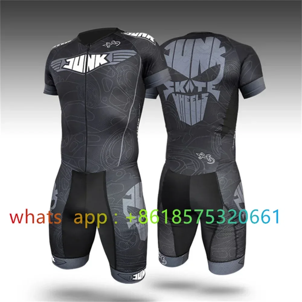 

Детский костюм для коньков JUNK, детский костюм для триатлона Licra Speed, комбинезон для роликовых коньков, удобный летний костюм для быстрого катания на коньках