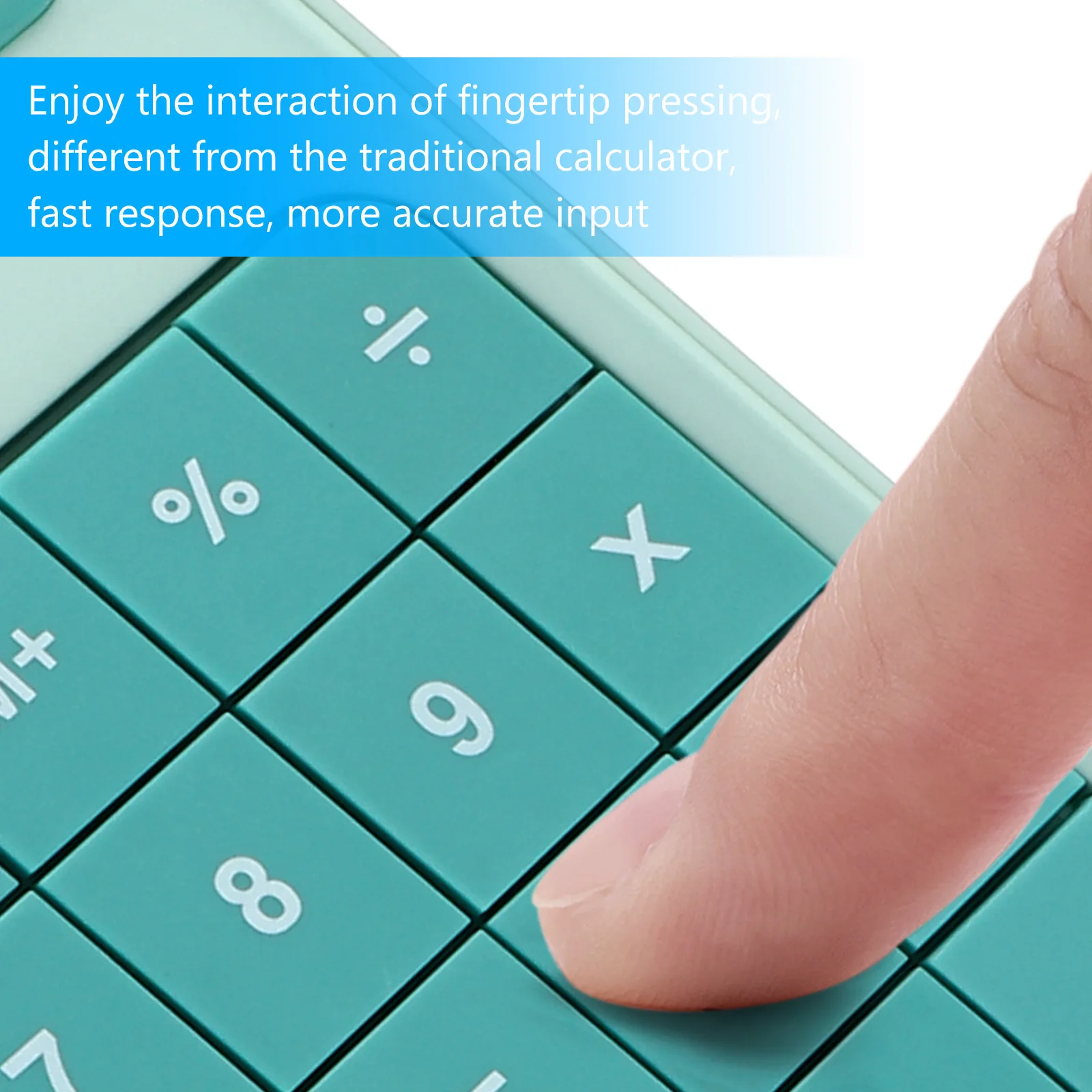 

1pc 12-Digit Lcd Calculator Portable Electronic Calculator For Office School Accounting Simple Desktop Calculation Aids