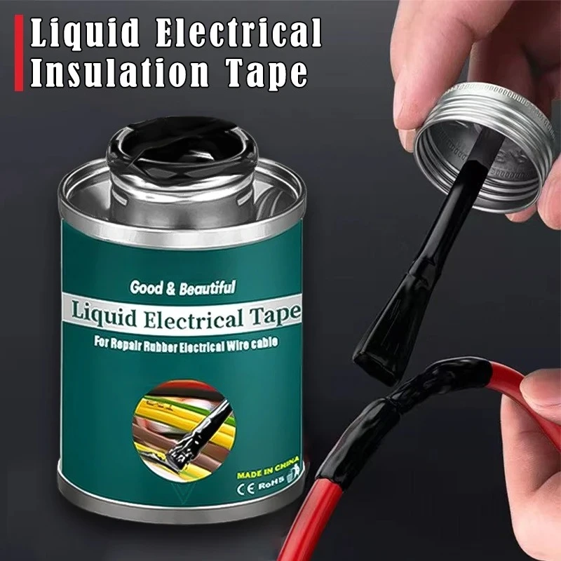 

Liquid Electrical Tape Waterproof Insulation Paste Quick-Drying Home Use Wire Cable Coat Repair Glue Fix Line Glue For Wires