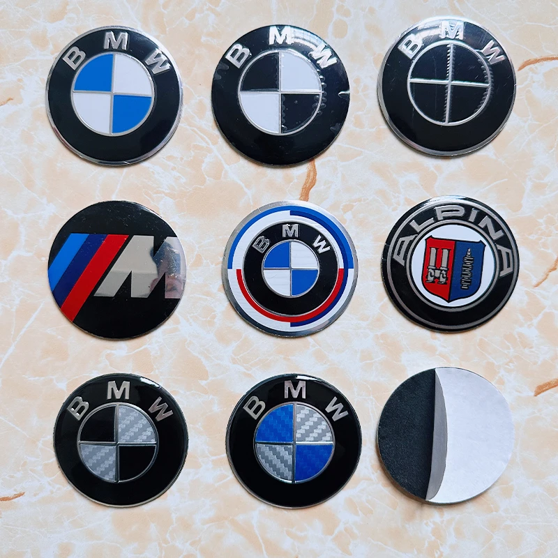 

56mm 65mm Car Badge Wheel Center Cover Stickers Hub Caps Decal For BMW M M3 X5 X1 X3 E46 E90 E39 F10 F20 F30 G20 E60 E36 E34 X6