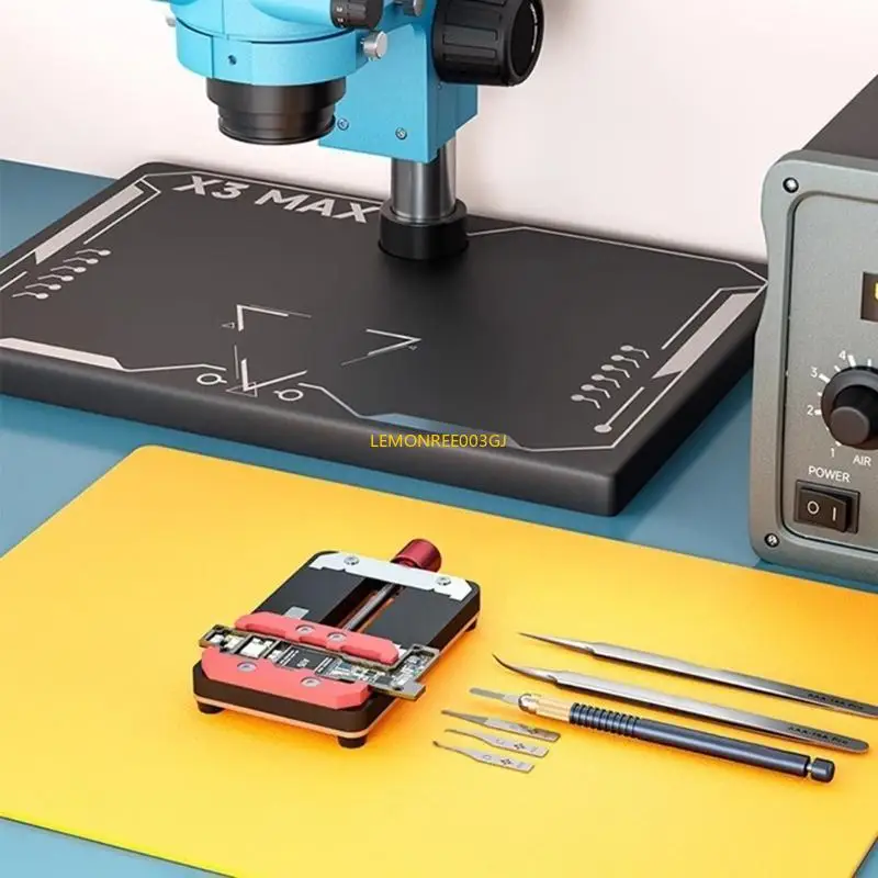 M4YC Metal PCB Repair Clamp, Stable Motherboard Fixture Holder for Engineering Tasks