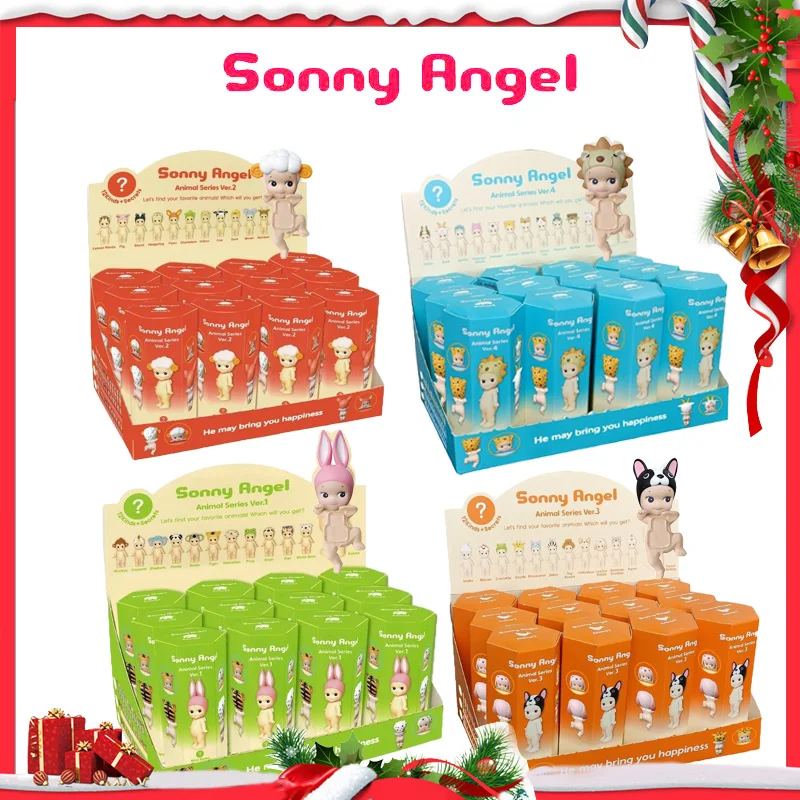 Sonny Angel Blind Box 20e verjaardag oogst serie dierenvoetlift figuren ornamenten poppen fans kinderen cadeau