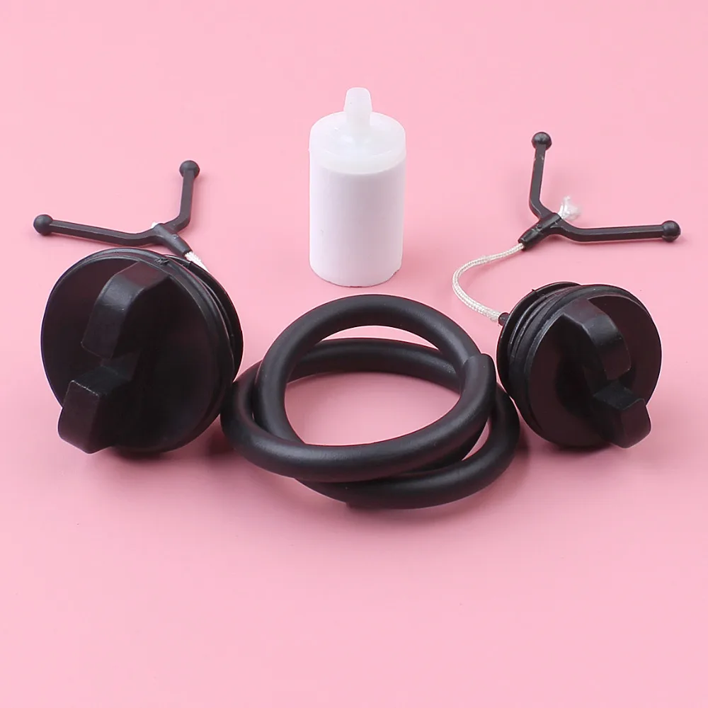Oil Fuel Cap Filter Line Hose Kit For Husqvarna 50 51 55 254 257 Chainsaw Spare Replacement Part motosierra gasolina