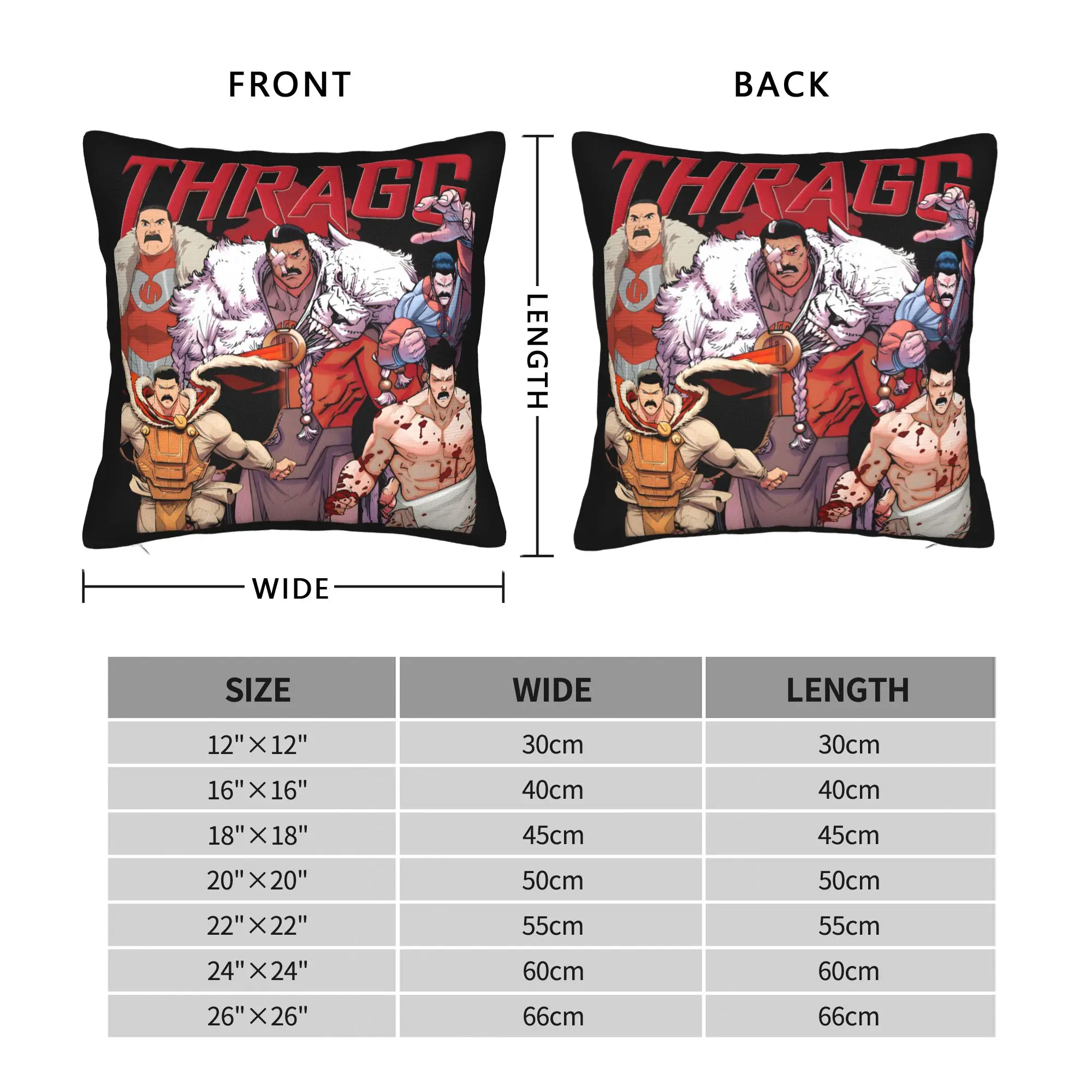 Thragg Invincible Comic  Pillow Case  Fashion Pillow Cover Design Pillowcases For Chair Sofa Home Decor