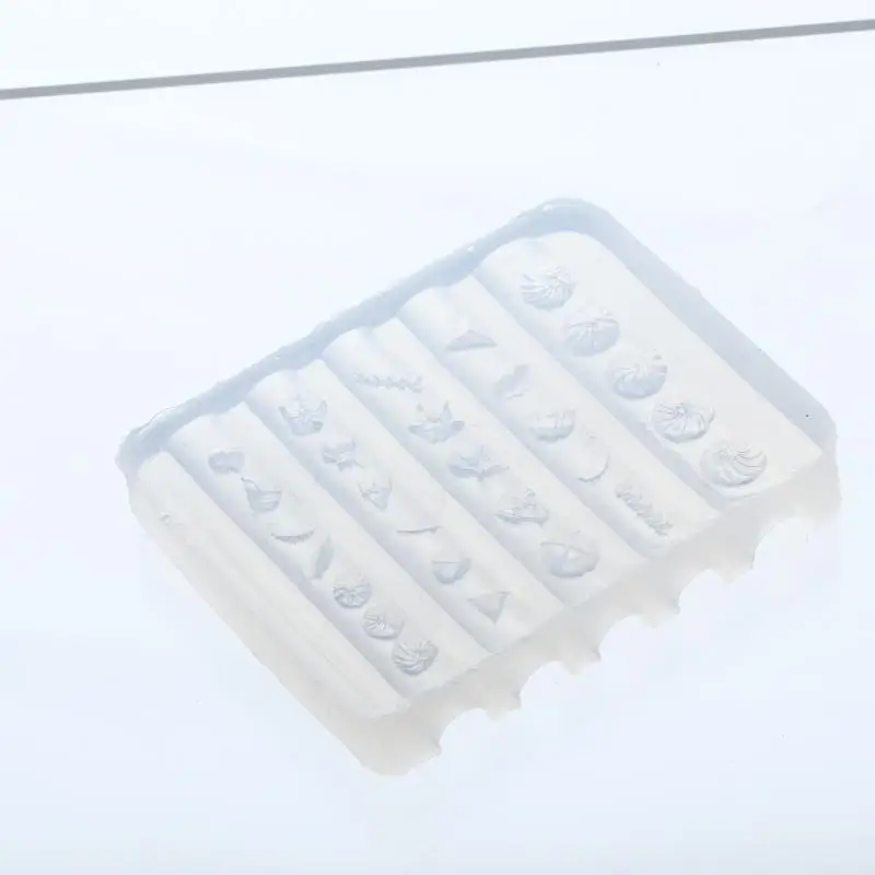 Molde de Silicona 3D Perfecto para Arte de Uñas, para Entusiastas del DIY, con Diseños de Sushi, Dumplings y Bollos