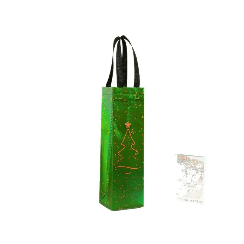 حقيبة النبيذ زجاجة معزولة حمل زجاجة النبيذ الناقل حقيبة مبطن مبرد النبيذ هدية لمحبي النبيذ أو الزفاف #5