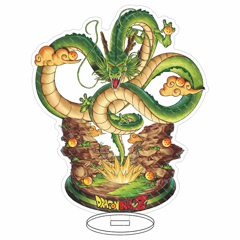 Dragon Ball Anime Acrylic Figure Model Display Bracket Shenron Frieza Vegeta Goku Action Model Pvc Desk Decoration Toy Gift - view 2