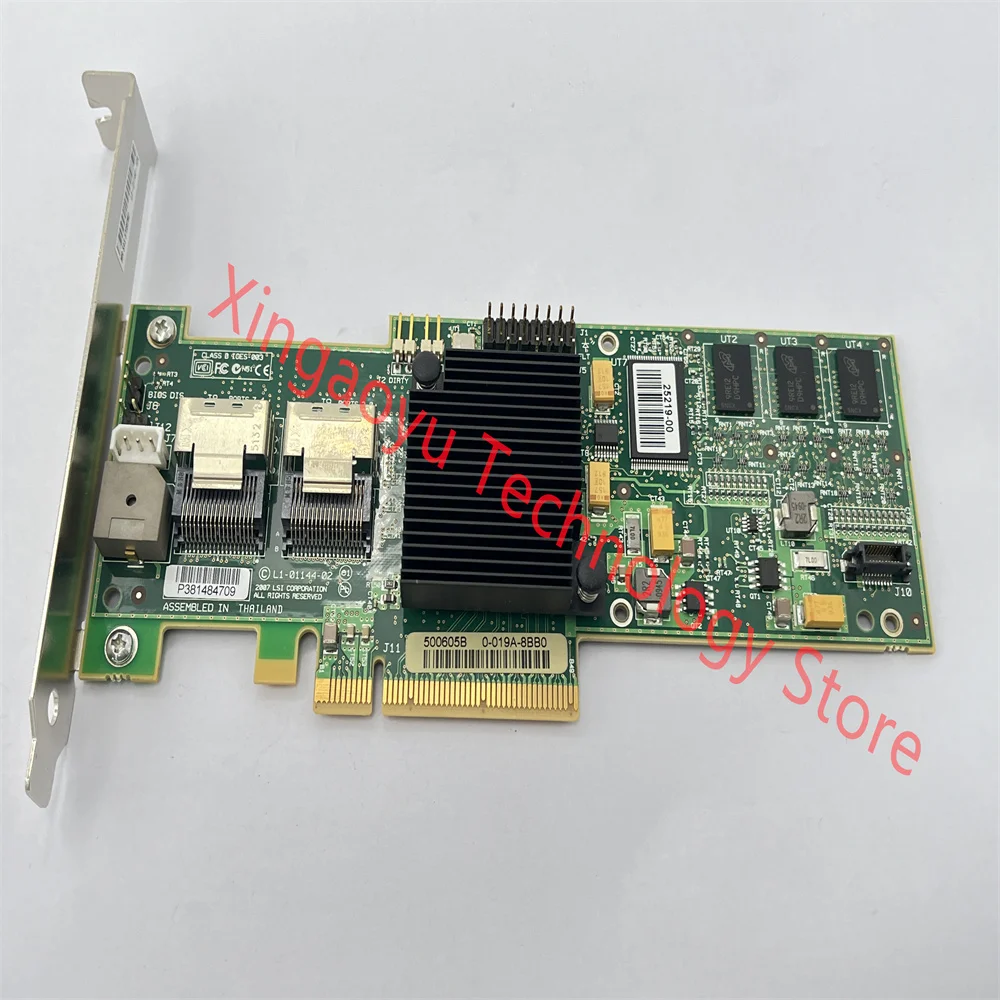 

Original FOR LSI MegaRAID MR SAS 8708EM2 128 PCI-E array card supports RAID 5 6 100%Test Ok