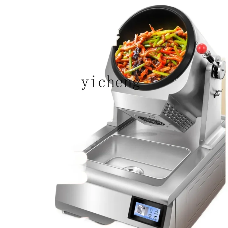 Tqh Kitchen Cooking Robot Automatic Intelligent Roller Multi-Function Gas Fried Rice Fried Noodle Machine