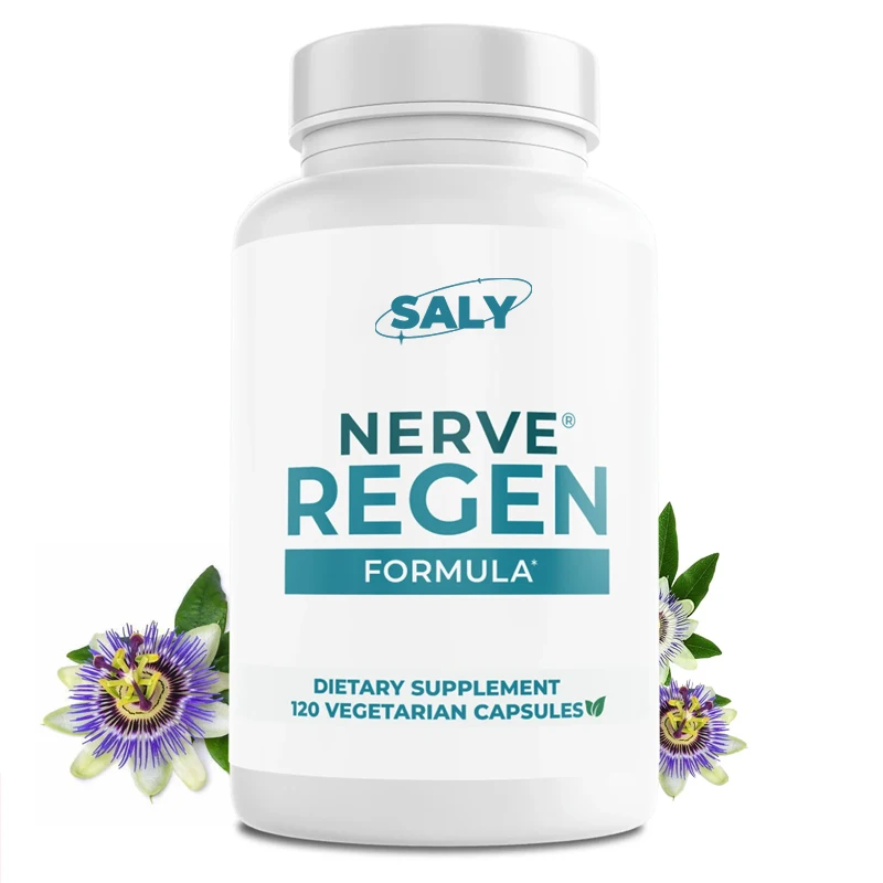 Cápsulas de suplemento Nerve Regen - Neuropatía, Sistema nervioso - Acetil L-carnitina Hci, Benfotiamina, Ácido alfa-lipoico