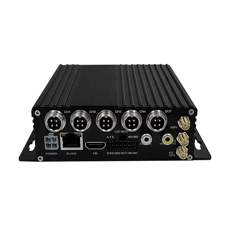 ST9704 4channel TF Card Mobile Digital Video Recorder with 4G WIFI GPS MDVR Supports Custom Language and Logo