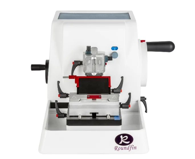 Manual microtome tissue section machine Roundfin RD-475 Manual Rotary Paraffin Microtome