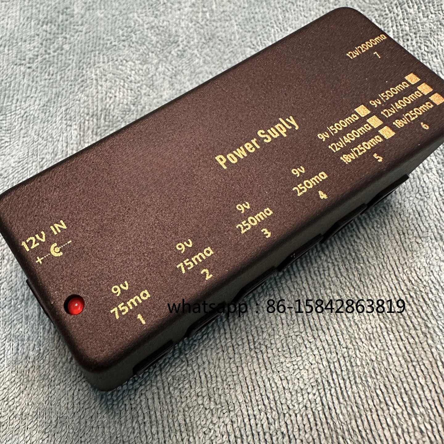 [True Independent Can Be Connected in Series] Single-block Effect Device DC-7 Channel 9v12v18v Multi-channel Power Supply