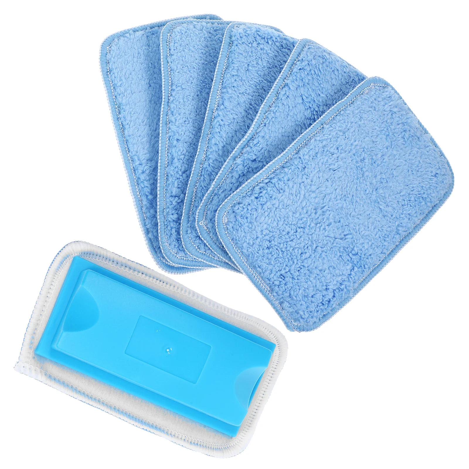 

1Set White Board Eraser Chalkboard Eraser Cleaner Ergonomic Design Portable Coral Fleece ABS Material Multifunctional