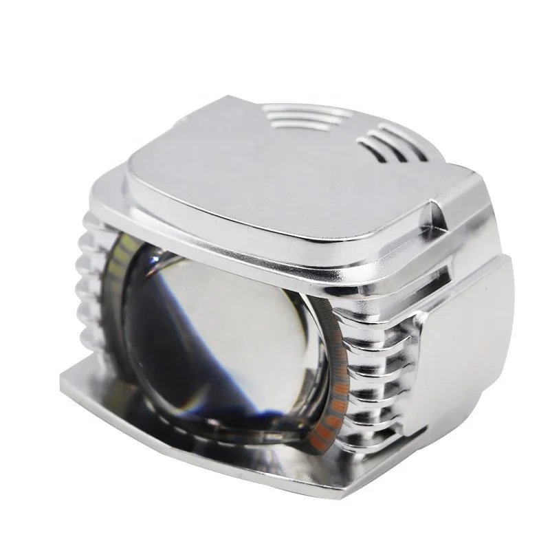 Factory Sale Car U Style DRL Bi Led Projector Headlight BIfocal Lens Single High Beam in Laser Spotlight Dual Color Angle Eyes