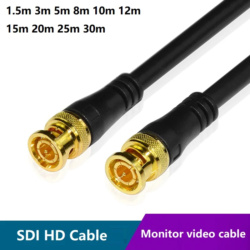 SDI HD line 1.5m 3m  5m 8m 10m 12m 15m 20m SDI HD line Monitor BNC video cable Camera HD-SDI video coaxial line