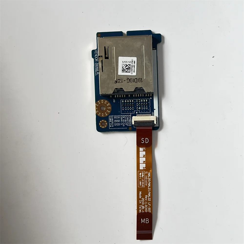 Placa de lector de tarjetas Original para Dell Precision E6510 M4500, LS-5573P con Cable LS-5571P