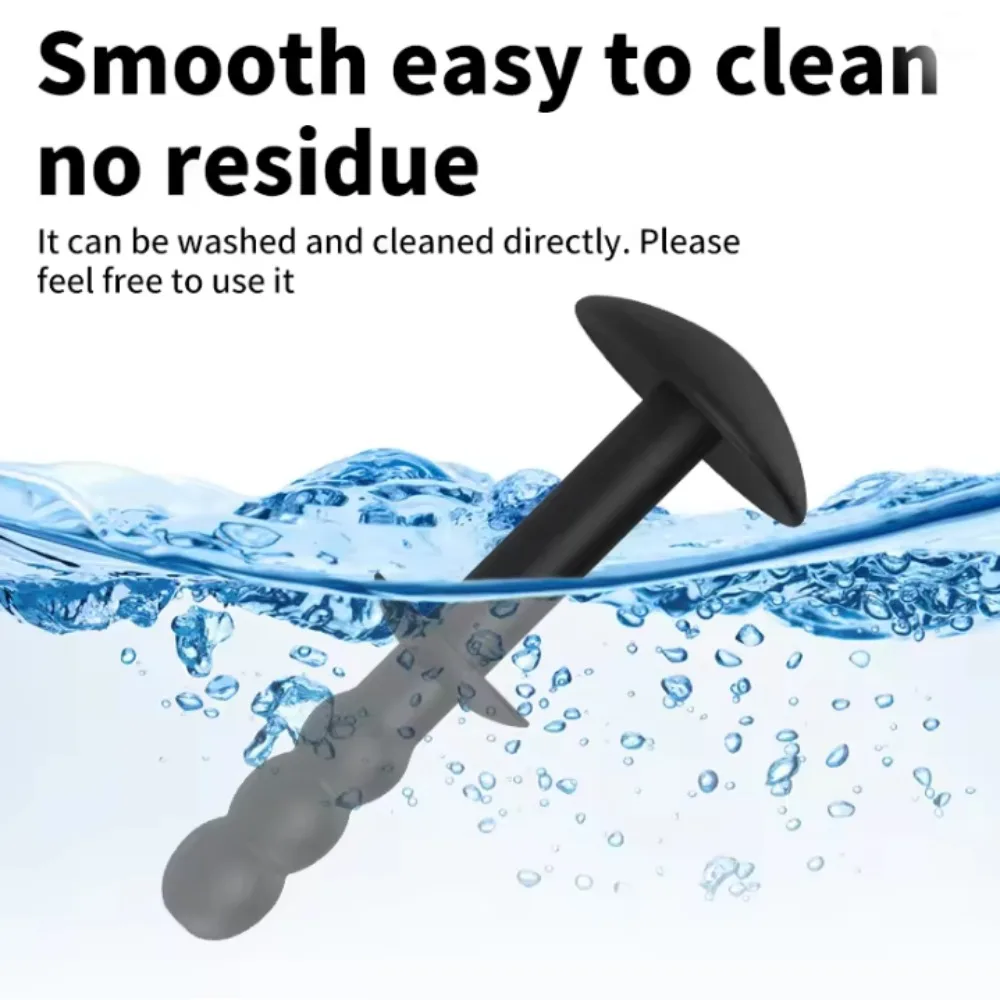 Silicone Antibacterial Urethra Catheter Sounding Horse Eye Rod Penis Plug Masturbation Insertion Urinary Dilator Sex Toys view 6