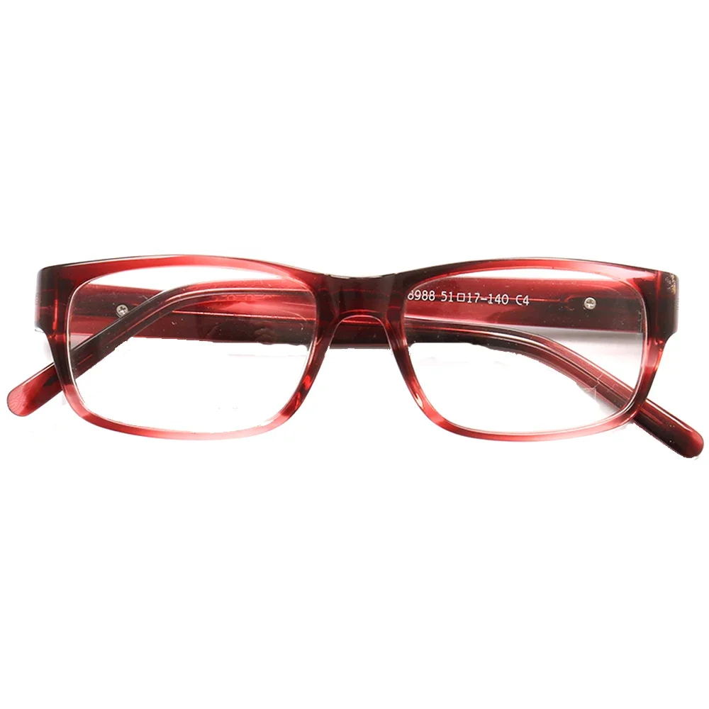 Vintage Men Square Eyeglasses Frames Women Optical Glasses Frames Rectangle Spectacles Classic Prescription Eyewear Red Purple