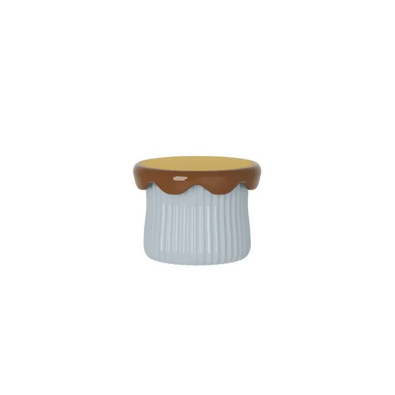 caramel pudding side table, living room ornament sofa side table