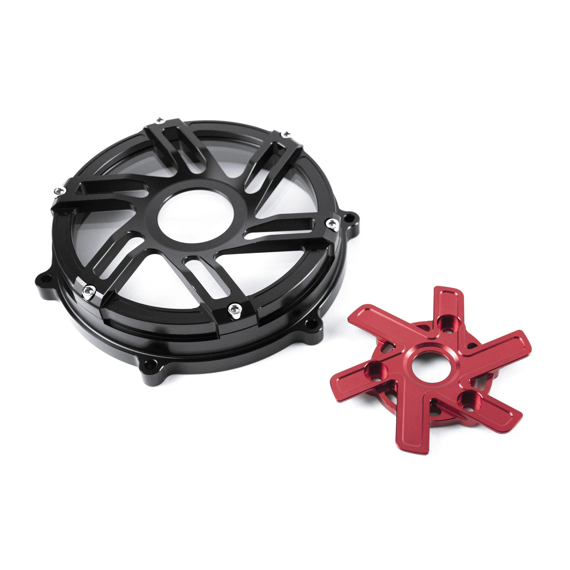 ドゥカティパニガーレ V4/S V4S 2018-2023 2024 CNC アルミ透明エンジン左側カバーオートバイ Modifiy アクセサリー