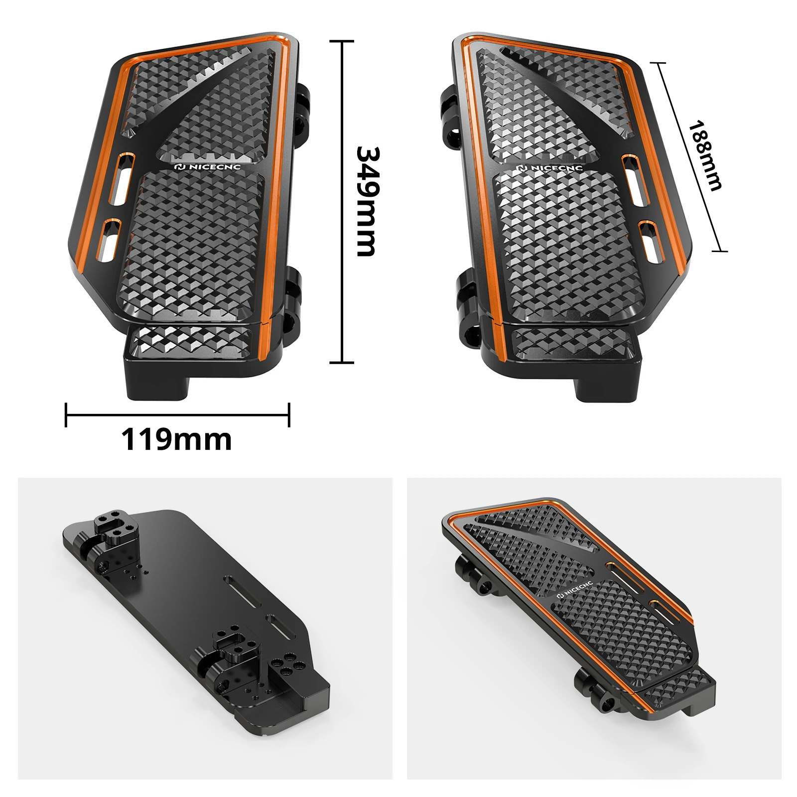 Für Harley Road Glide FLTRX Special FLTRXS 2015-2024 Fahrer-/Beifahrer-Fußbrett Street Glide FLHX 2006-24 Road King FLHRXS 17-24 – Detail 2