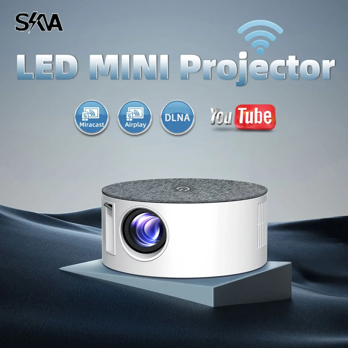 

WIFI Mini Projetor Build in Speaker YouTube Support USB HDMI Suitable for Home Theater Consumer Electronics Projector