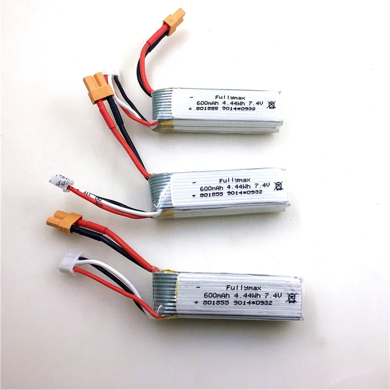 XK K130 RC Helicopter 7.4V 600mAh Lipo Battery  Spare Parts  Accessories