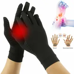 Full Finger Copper Fiber Joint Recovery Pain Care Compression Gloves Wrist Support Men And Women Luvas De CompressãO 2023