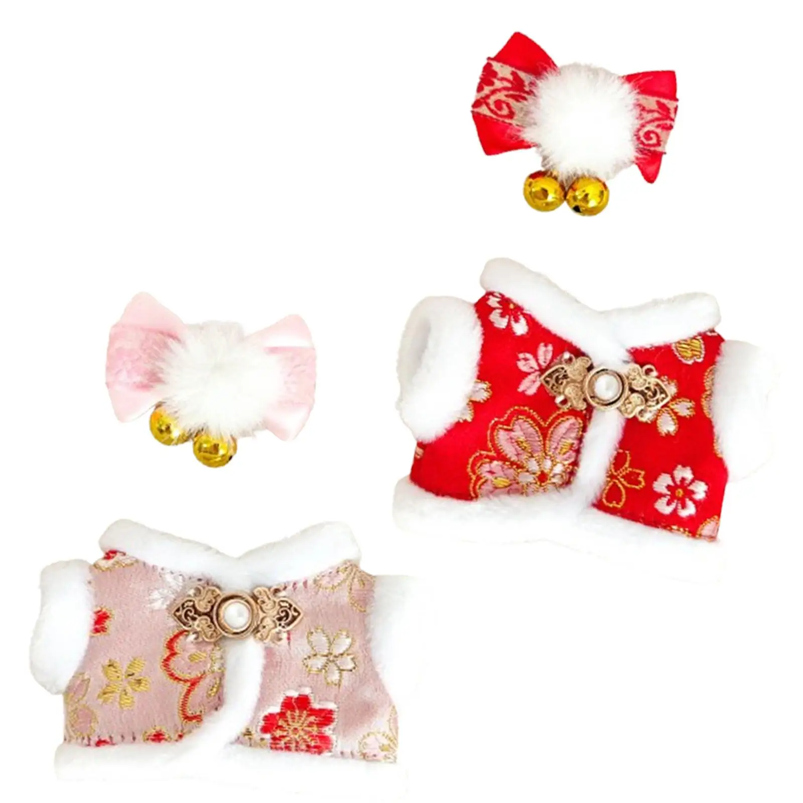 

Плюшевая кукла, одежда с головным убором, удобные стильные плюшевые аксессуары для кукол, милое платье, одежда с мягкими животными для куклы 15 см