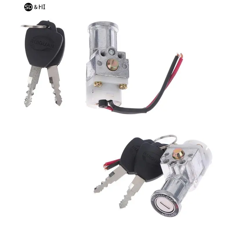 

Bigger Head Type Electric Bicycle Ignition On/Off Key Switch Heavy Load E-bike Li-ion Battery Casing Lock