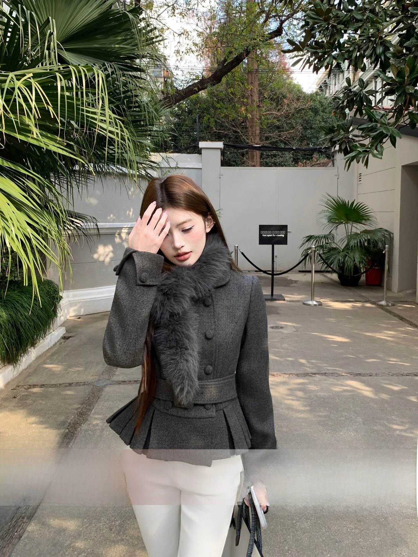 

Шерстяное пальто для женщин, осенне-зимнее, модное, повседневное, свободного кроя, теплое, средней длины, двубортное, без капюшона, Earth Store