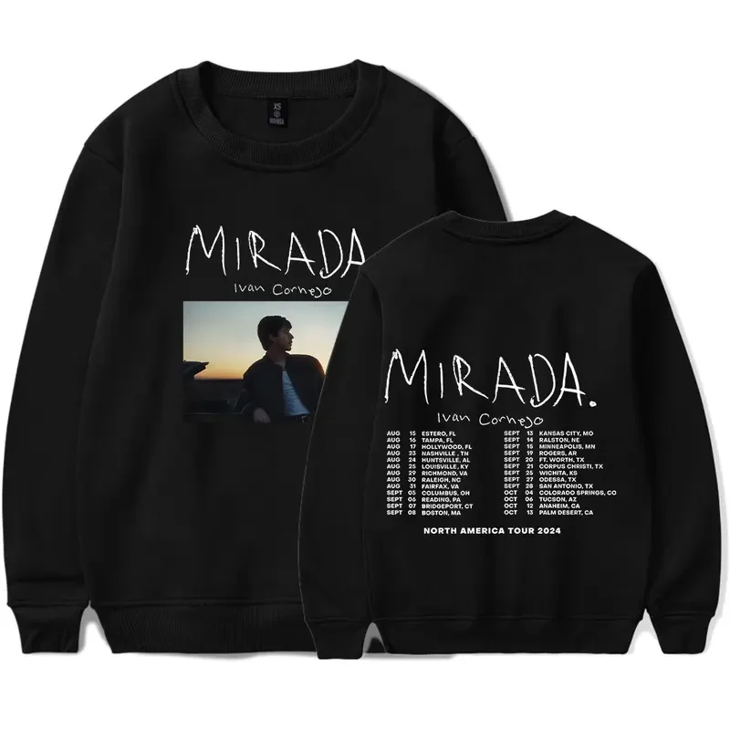 Ivan Cornejo Mirada tour 2024 crewneck sweatshirts women men long sleeve fashion pullover clothes