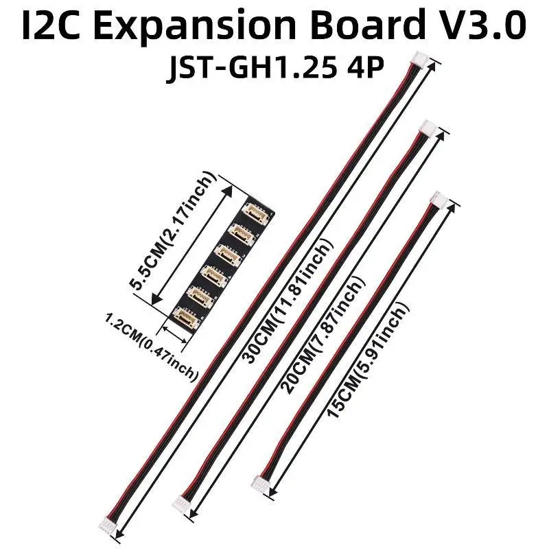 1Set I2C Expansion Board V3.0 Splitter Expansion Module With JST-GH1.25 Flight Controller Cable