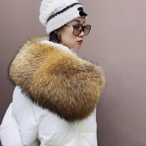 جاكيت فرو الراكون الملكي للنساء قصير سترات نسائية سميكة دافئة 90٪ معطف أوزة فضفاض كبير شتاء 2023 أعلى 10 مبيعات سترة نسائية من زغب أوزة - No3