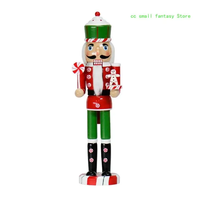 

R3MA Unique Nutcrackers Figurines Christmas 38cm Candy Santa Good Luck