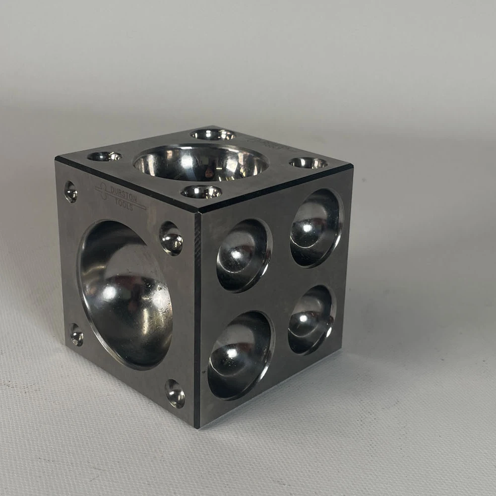 Durston Dapping Block 26 Half Spheres (3-52mm) 23 Half Spheres (3-38mm) Hardened & Polished Tool Steel, for Jewelry Doming