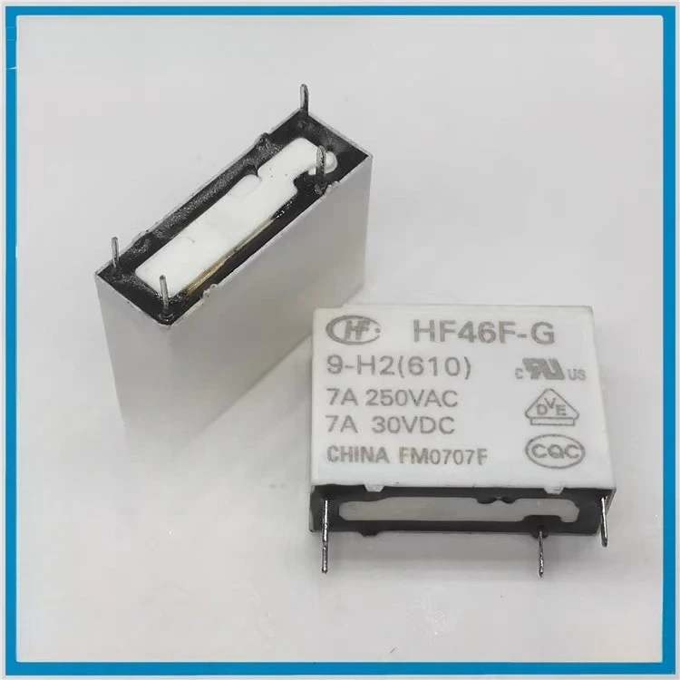 5pcs  Electromagnetic relay HF46F-G 5 9 12 24-H1 H2 (610) 4 pins