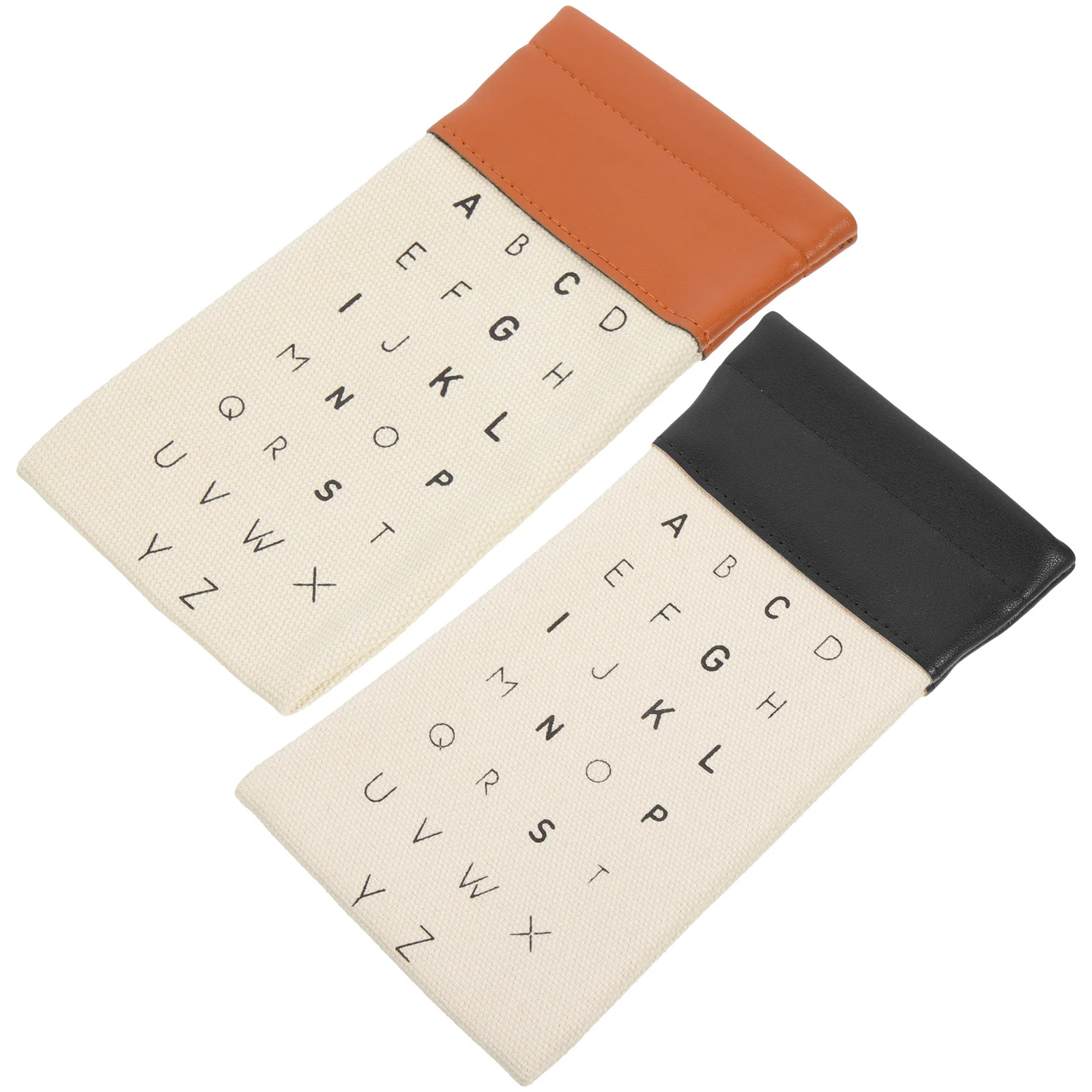 2 قطعة حقيبة تخزين النظارات المحمولة النظارات الشمسية الحقيبة حامل نظارات مقاومة للخدش للإلكترونيات مستحضرات التجميل النقدية المدمجة حمل