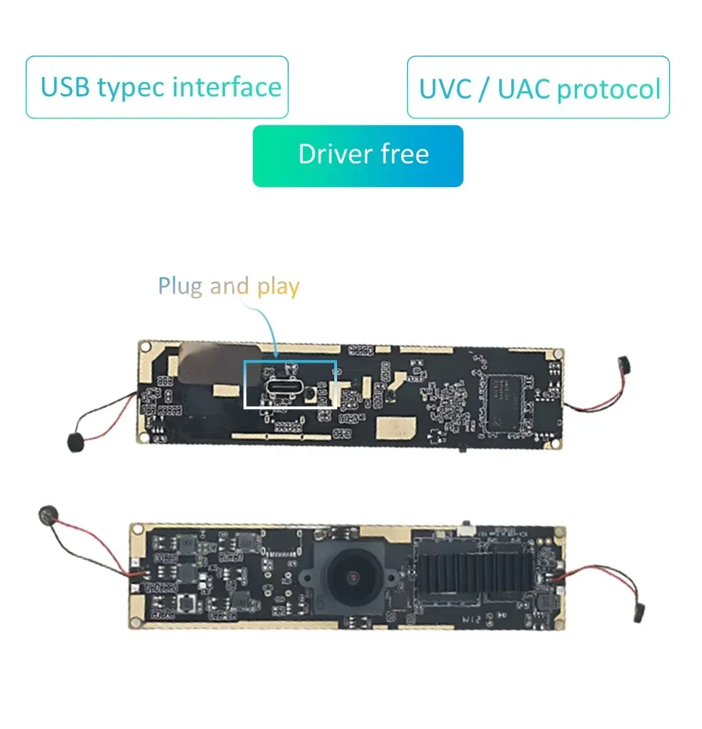 Hot sale Driver Free HD High Definition  CMOS IMX415 Sensor  RV1126 USB Camera Module 8MP For Mointoring Face recognition